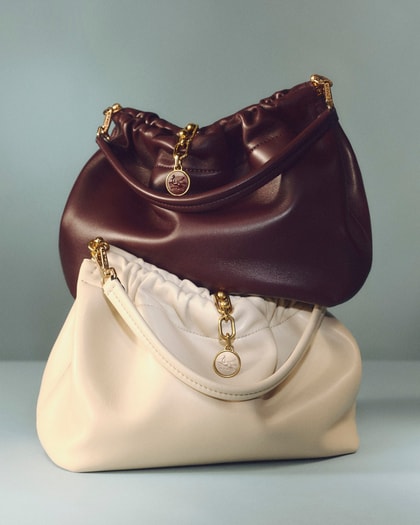 MEDIUM VELA BLOSSOM BAG IN NAPPA LEATHER