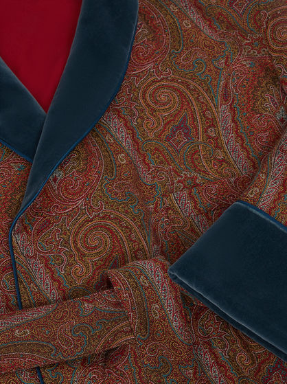 PAISLEY DESIGN DRESSING GOWN