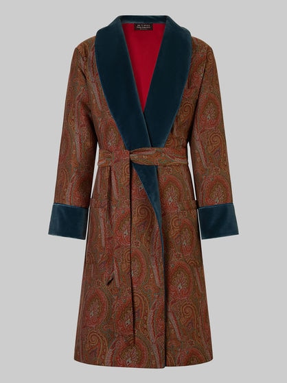 PAISLEY DESIGN DRESSING GOWN