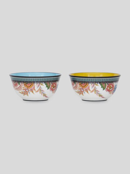 FLORAL PAISLEY RICE BOWL SET