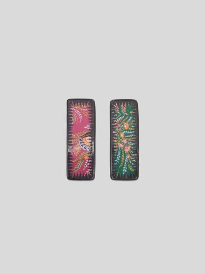 FLORAL PAISLEY CHOPSTICK HOLDER SET