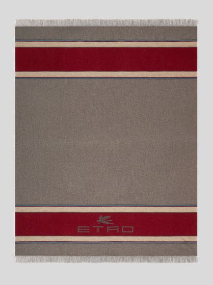 WOOL AND CASHMERE THROW BLANKET