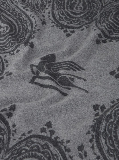 WOOL AND CASHMERE THROW BLANKET