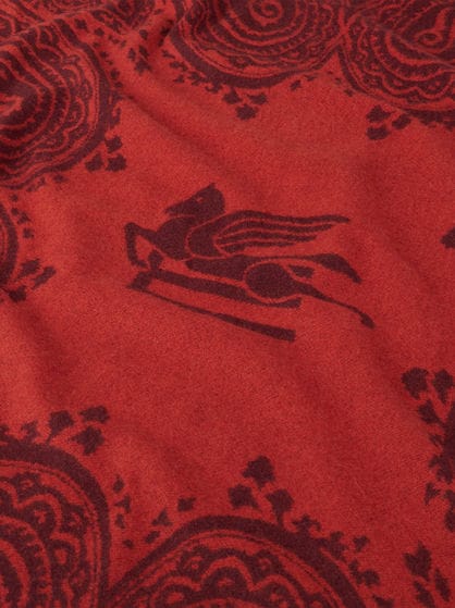 WOOL AND CASHMERE THROW BLANKET