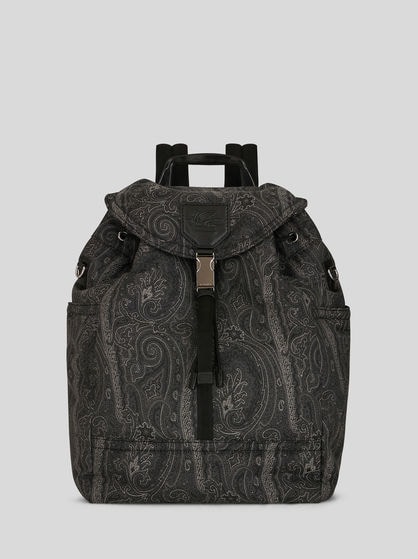 BACKPACK WITH PAISLEY PATTERN
