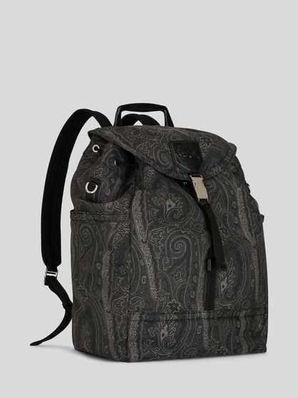 BACKPACK WITH PAISLEY PATTERN