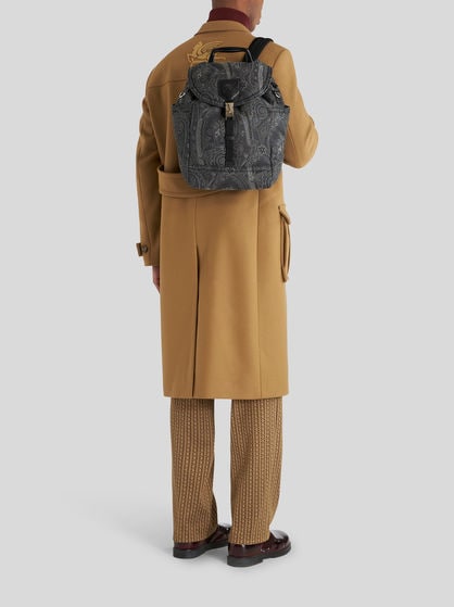 BACKPACK WITH PAISLEY PATTERN