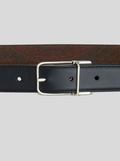 DOUBLE-SIDED LEATHER BELT