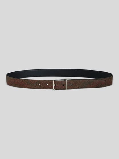 DOUBLE-SIDED LEATHER BELT