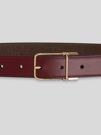 DOUBLE-SIDED LEATHER BELT