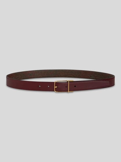 DOUBLE-SIDED LEATHER BELT