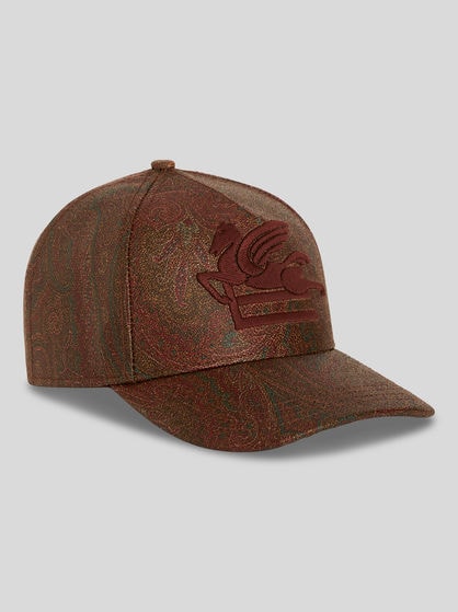 PAISLEY JACQUARD BASEBALL CAP