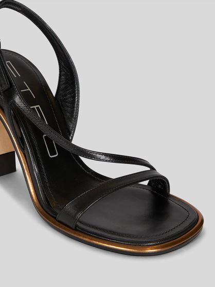 LEATHER SANDALS AND STRAPS