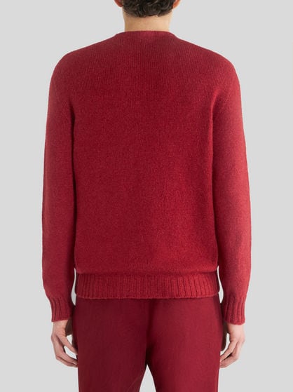 CASHMERE JUMPER WITH LOGO