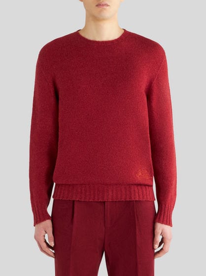 CASHMERE JUMPER WITH LOGO