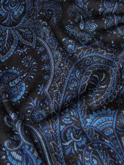 PAISLEY SILK AND CASHMERE JUMPER