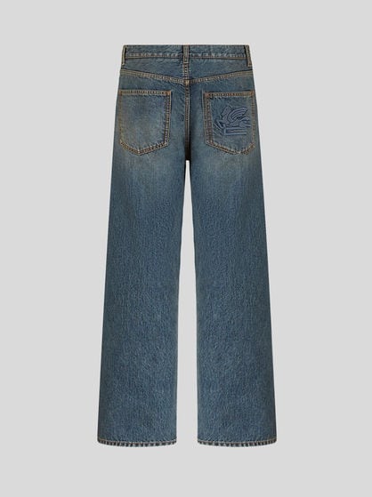 VINTAGE COTTON DENIM JEANS