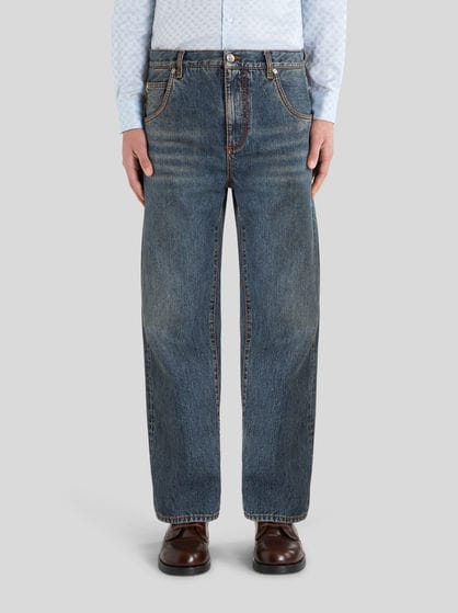 VINTAGE COTTON DENIM JEANS