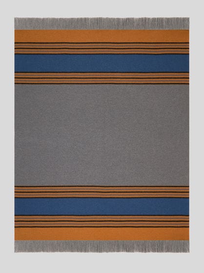 WOOL AND CASHMERE THROW BLANKET