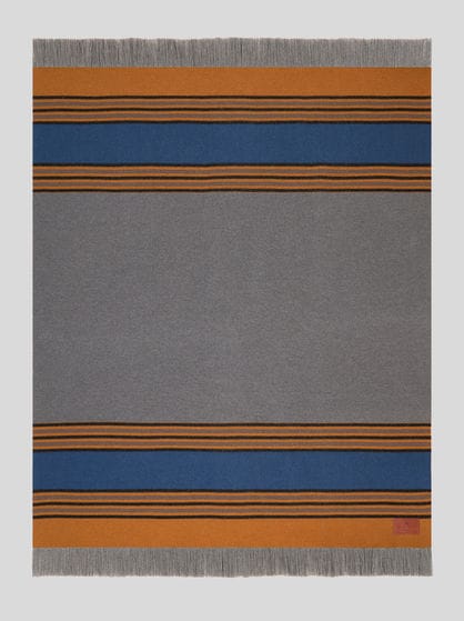 WOOL AND CASHMERE THROW BLANKET