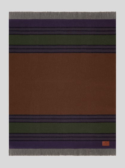 WOOL AND CASHMERE THROW BLANKET