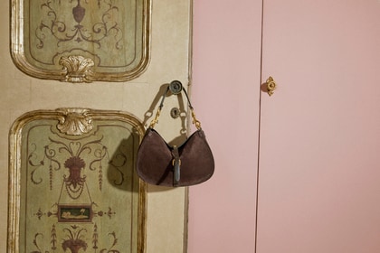 medium suede pony bag