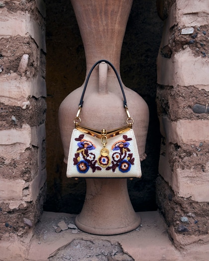 Etro Vela bag with embroidered flowers