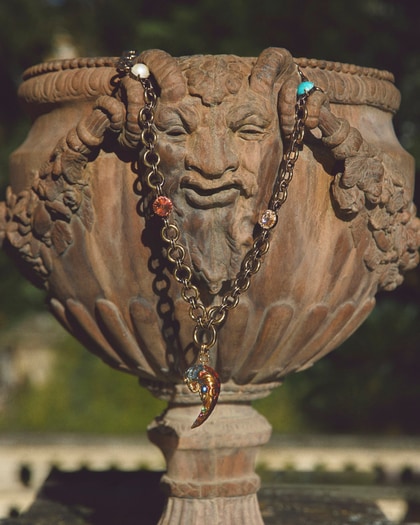 Etro gold-tone necklace