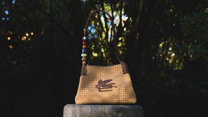 Etro Libra bag in raffia