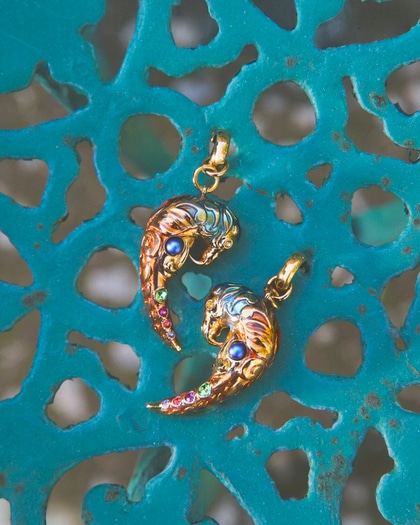  Etro gold-tone earring