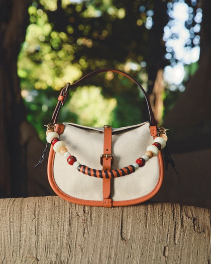 Etro Pony Bag in white leather