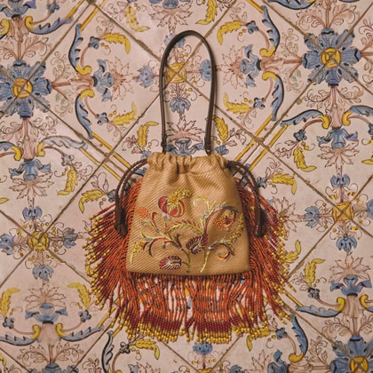 Etro kalispera bag in raffia