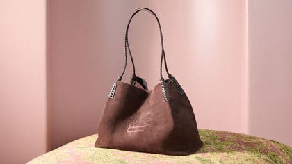 Etro Libra  in brown suede