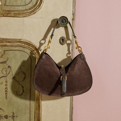 Etro Pony in brown suede