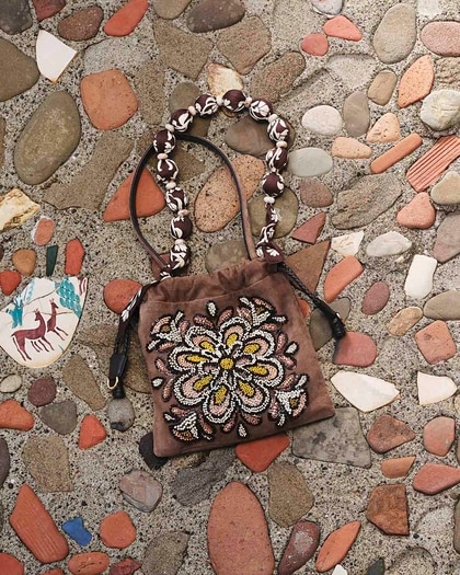 SMALL KALISPERA BAG WITH EMBROIDERY