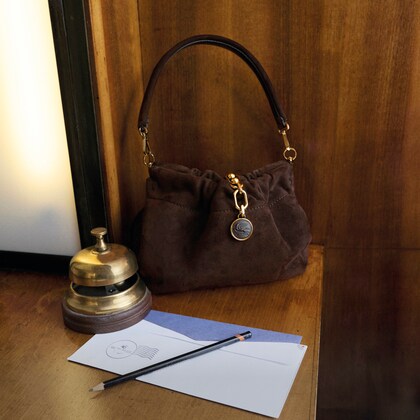 Etro VELA BLOSSOM BAG IN SUEDE