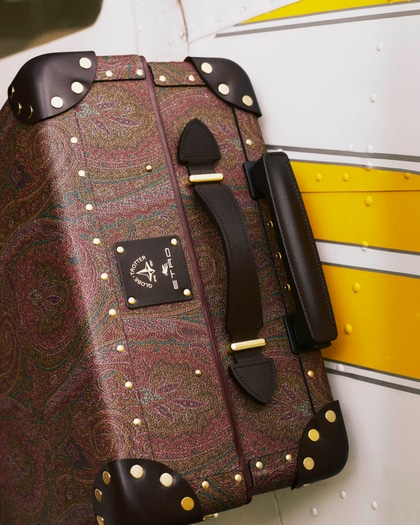 ETRO x Globe-Trotter suitcase