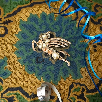 Etro Pegaso Brooch of Etro Holiday Collection