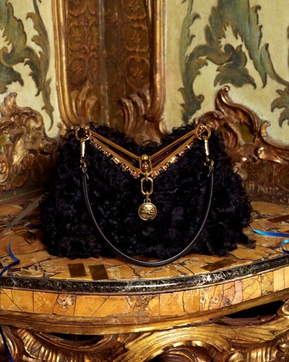 SMALL VELA BAG IN FUR