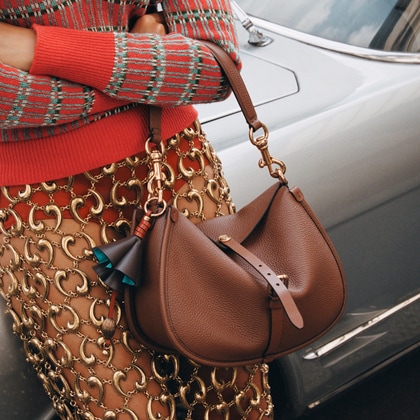 Etro Pony bag in brown leather