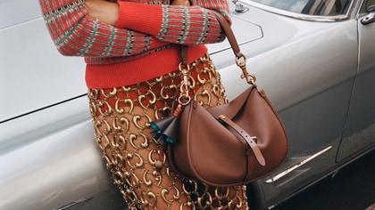 Etro Pony bag in brown leather