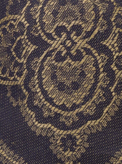 DAMASK BUCKET BAG WITH SHOULDER STRAP