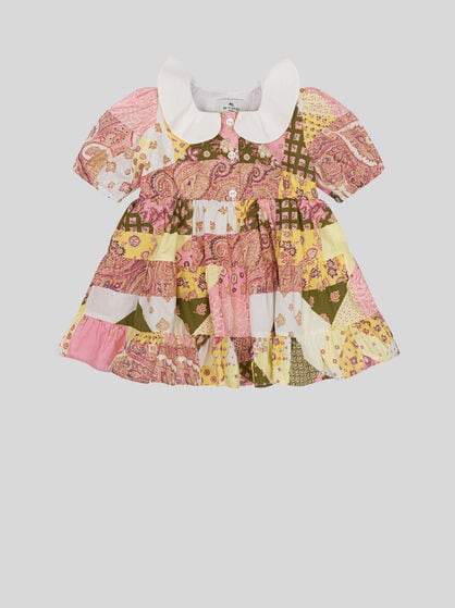 PATCHWORK COTTON DRESS