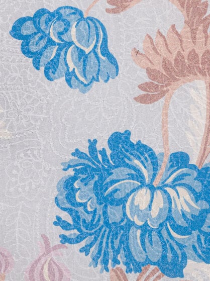 DRESS WITH PAISLEY AND FLORAL MOTIFS