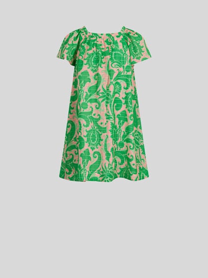 PRINTED MUSLIN DRESS