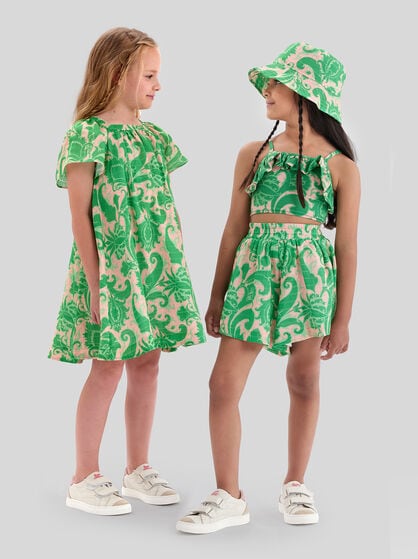 PRINTED MUSLIN DRESS