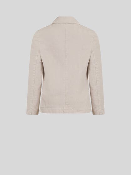 TAILORED JACKET WITH MATCHING POCKET SQUARE