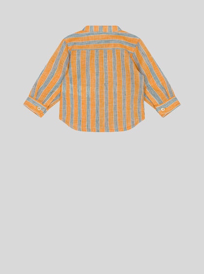 STRIPED LINEN SHIRT