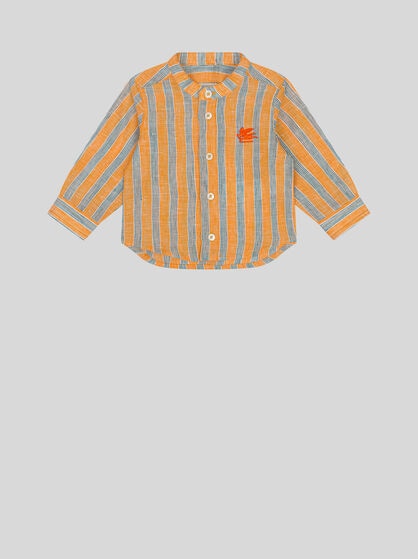 STRIPED LINEN SHIRT
