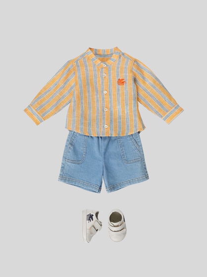 STRIPED LINEN SHIRT